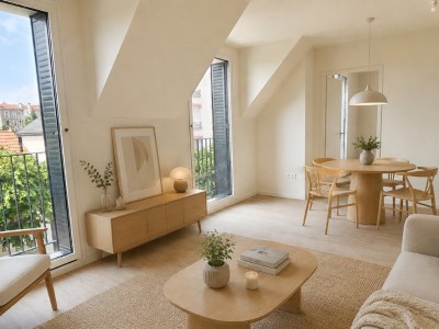 TYPE 2 pièces - 39,5 m² - 360 000 € - Quartier Polangis, Joinville-le-Pont