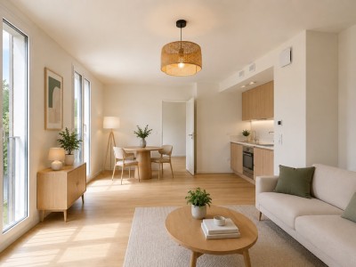 TYPE 2 pièces - 42,8 m² - 390 000 € - Quartier Polangis, Joinville-le-Pont