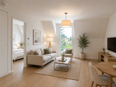 TYPE 2 pièces - 40,8 m² - 370 000 € - Quartier Polangis, Joinville-le-Pont