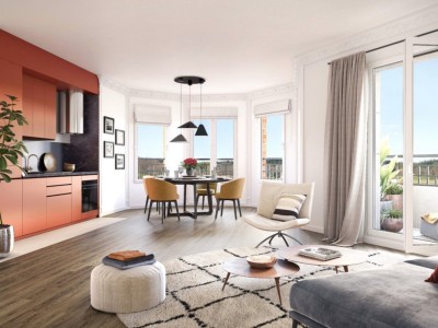 APPARTEMENT T2 NEUF A VENDRE - NOISEAU CENTRE VILLE - 40.55 m2 - 223 500 €
