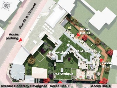 APPARTEMENT T2 NEUF A VENDRE - ST MAUR DES FOSSES - 46.27 m2 - 393�000�&euro;