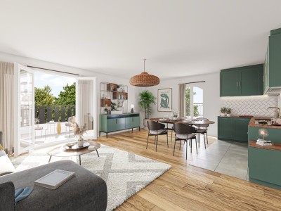 APPARTEMENT T2 NEUF A VENDRE - SUCY EN BRIE Centre ville - 39.69 m2 - 273 900 €
