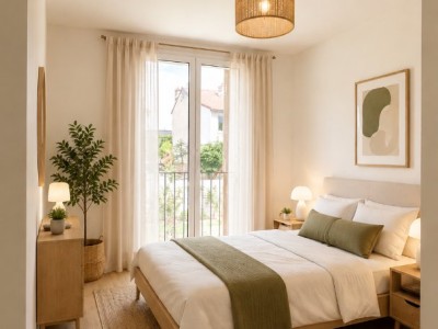 TYPE 3 pièces - 62.1 m² - 565 000 € - Quartier Polangis, Joinville-le-Pont