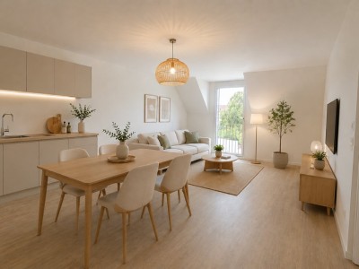 TYPE 3 pièces - 60.1 m² - 550 000 € - Quartier Polangis, Joinville-le-Pont
