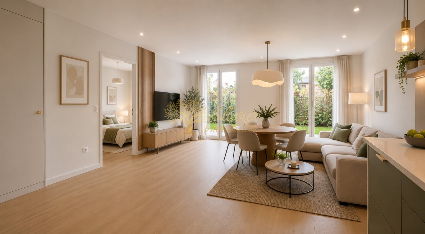 TYPE 2 pièces - 57,3 m² - 560 000 € - Quartier Polangis, Joinville-le-Pont