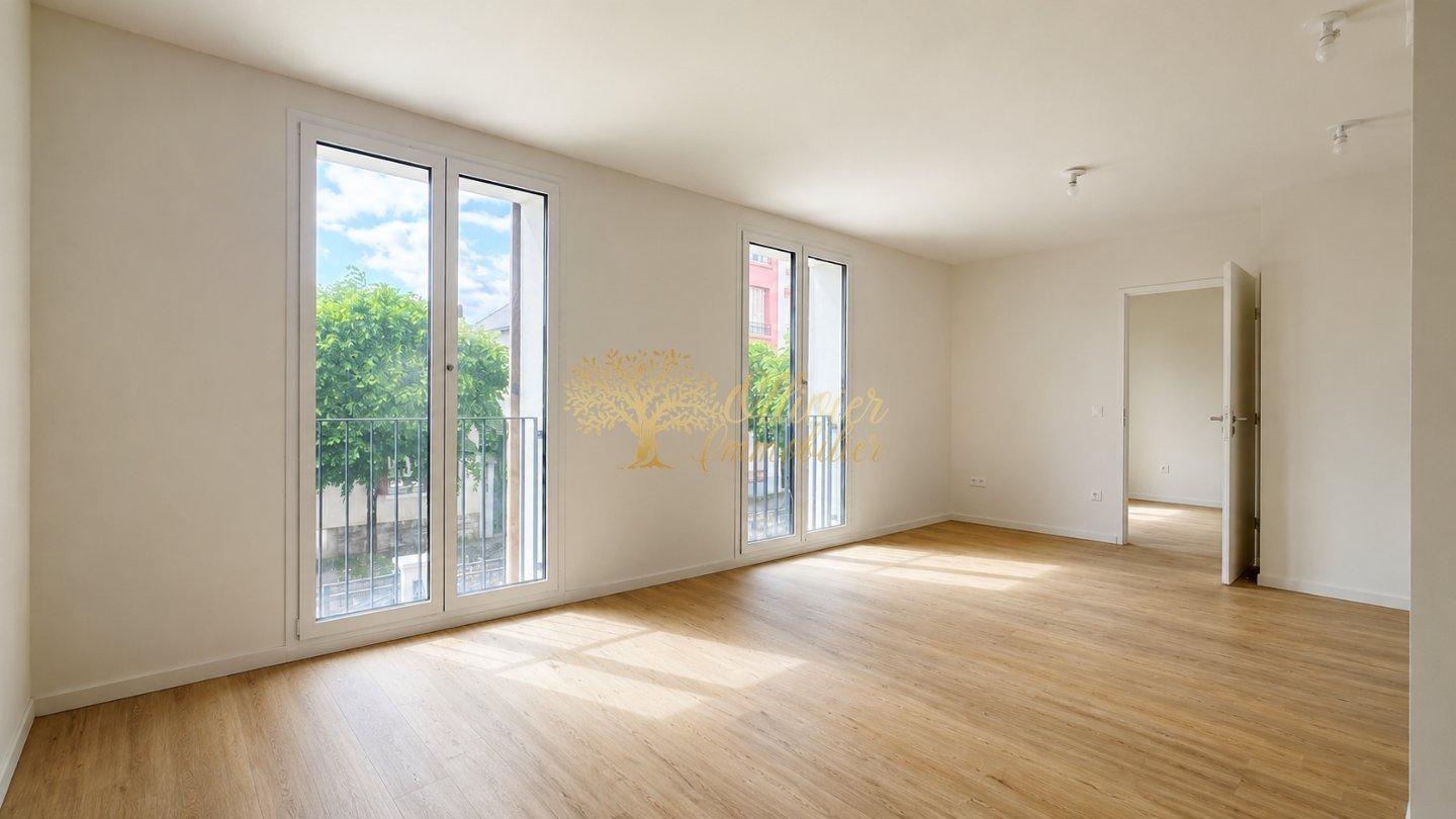 TYPE 2 pièces - 42,8 m² - 390 000 € - Quartier Polangis, Joinville-le-Pont