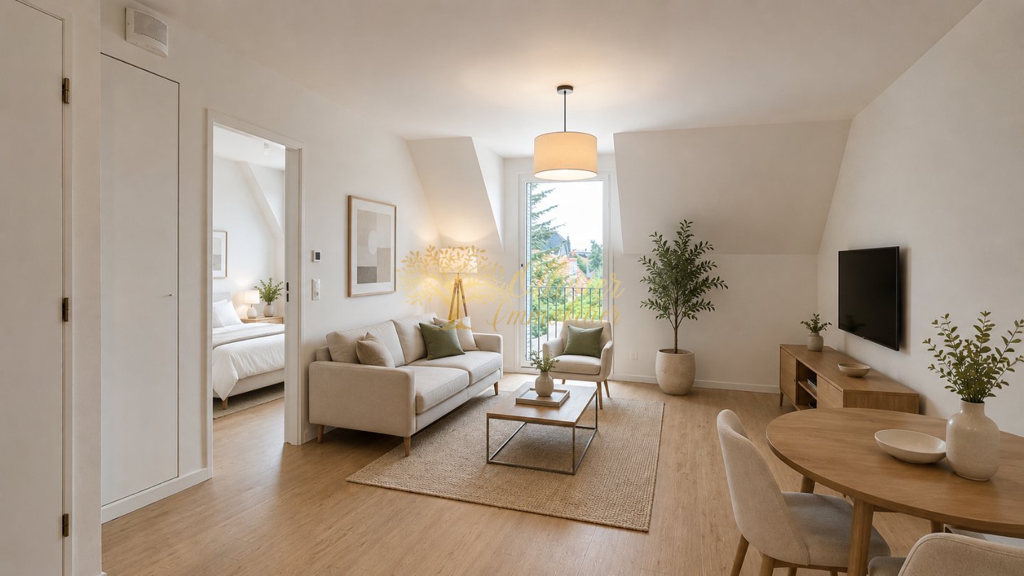 TYPE 2 pièces - 40,8 m² - 370 000 € - Quartier Polangis, Joinville-le-Pont