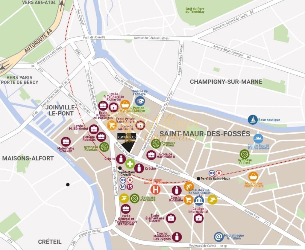 APPARTEMENT T2 NEUF A VENDRE - ST MAUR DES FOSSES - 46.27 m2 - 393�000�&euro;