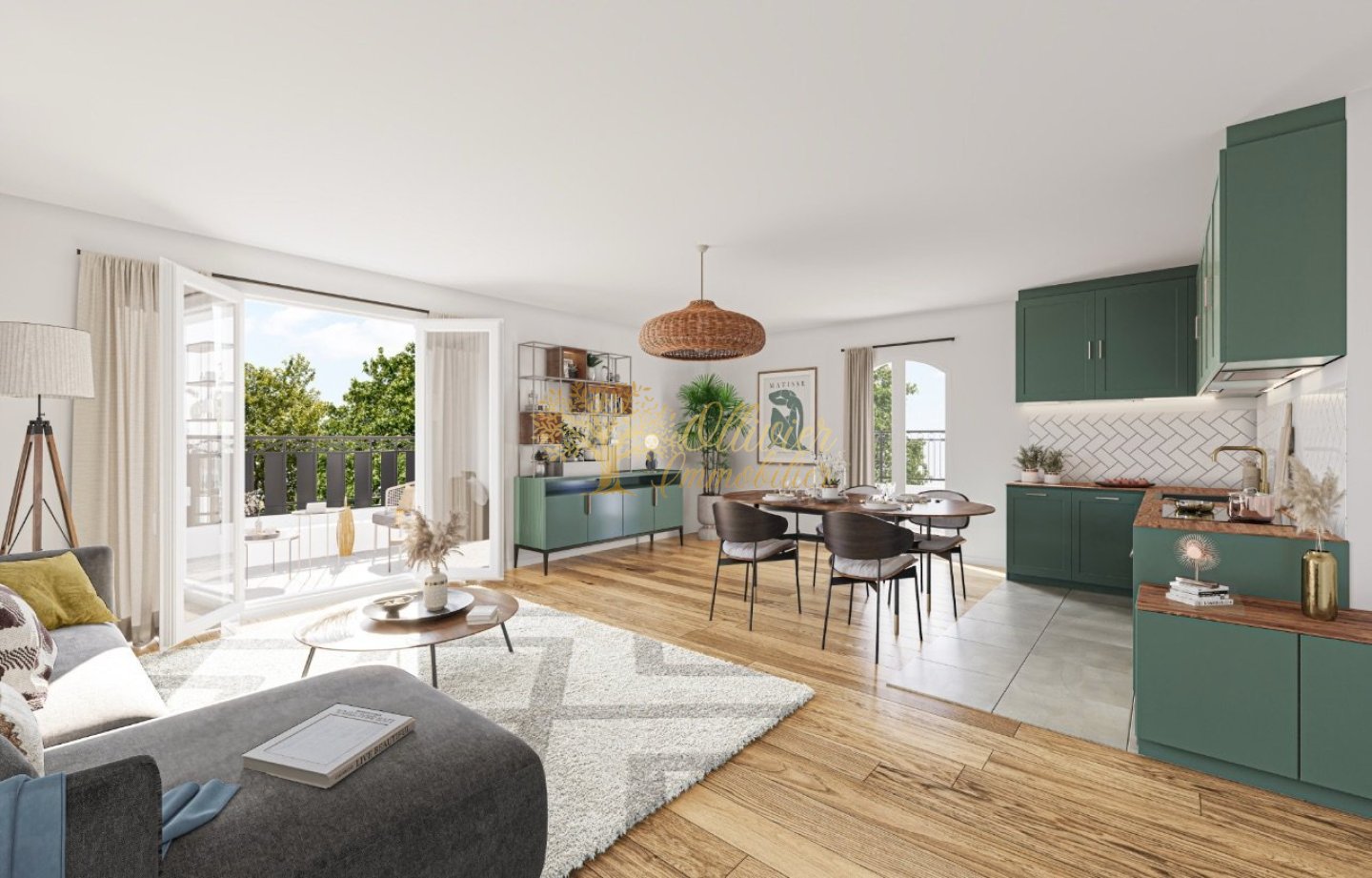 APPARTEMENT T2 NEUF A VENDRE - SUCY EN BRIE Centre ville - 38.33 m2 - 232 900 &euro;