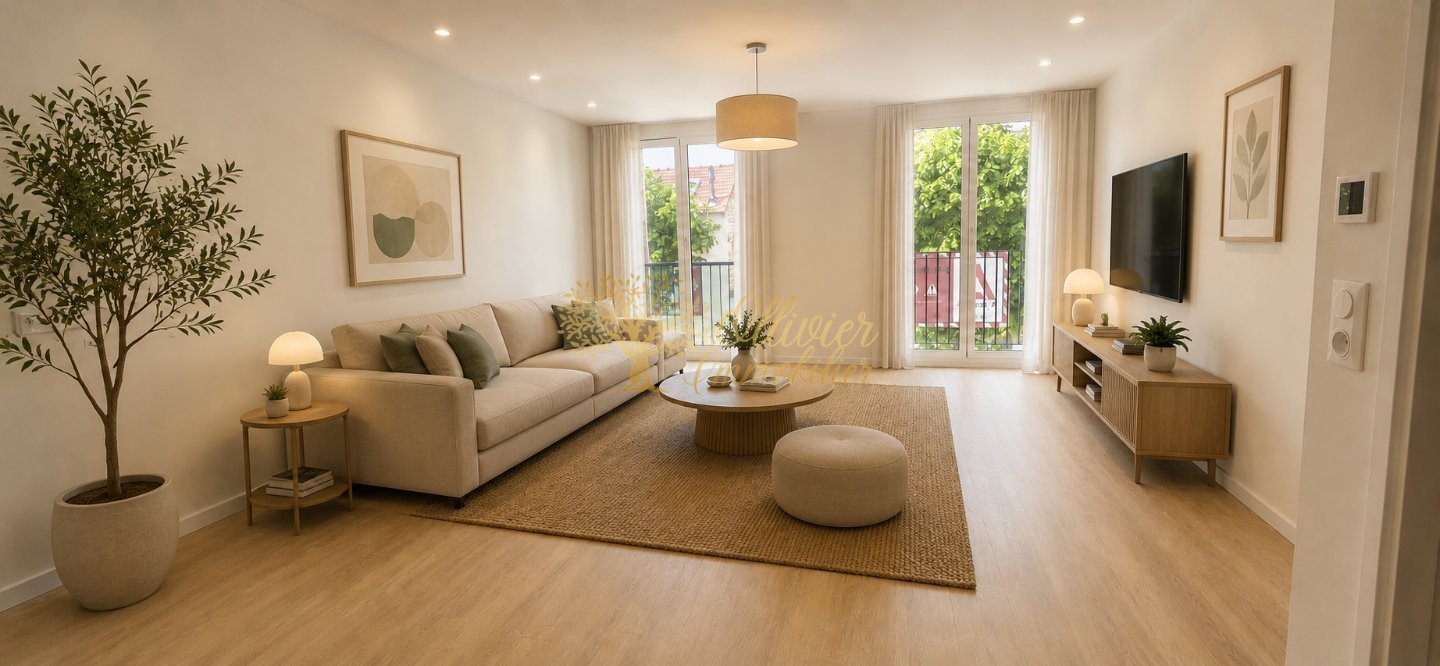 TYPE 3 pièces - 66 m² - 590 000 € - Quartier Polangis, Joinville-le-Pont