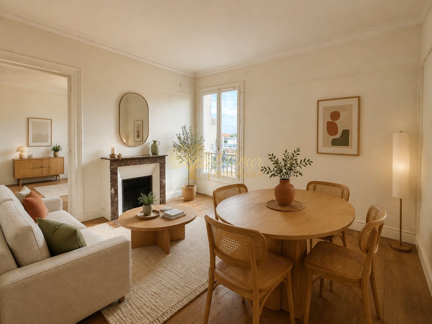 APPARTEMENT T3 A VENDRE - ST MAUR DES FOSSES - 55.9 m2 - 273 000 &euro;