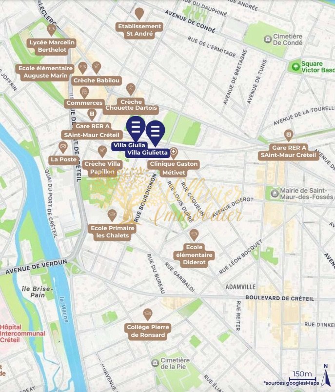 APPARTEMENT T3 NEUF A VENDRE - ST MAUR DES FOSSES - 67.88 m2 - 585 000 &euro;