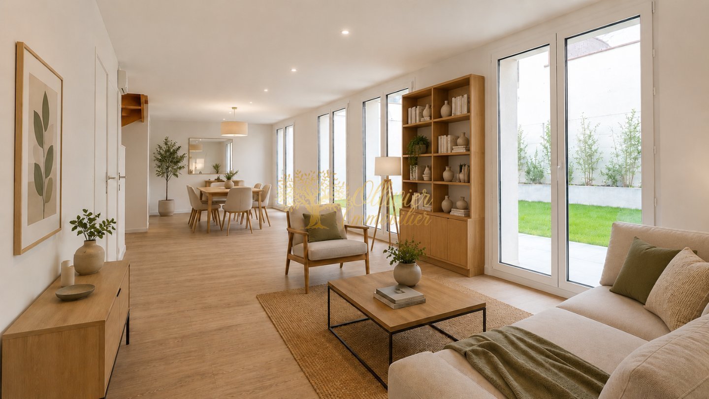 TYPE 5 pièces - 124,3 m² - 1 170 000 € - Quartier Polangis, Joinville-le-Pont