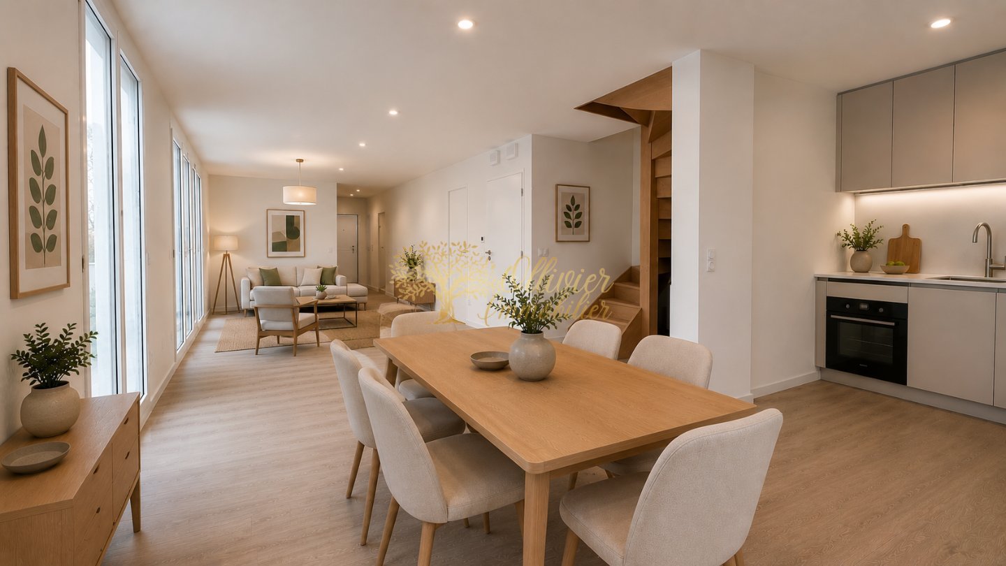 TYPE 5 pièces - 124,3 m² - 1 170 000 € - Quartier Polangis, Joinville-le-Pont